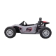 Buggy Racing 5 pojazd 2x200W szary na akumulator JS3168.SZA
